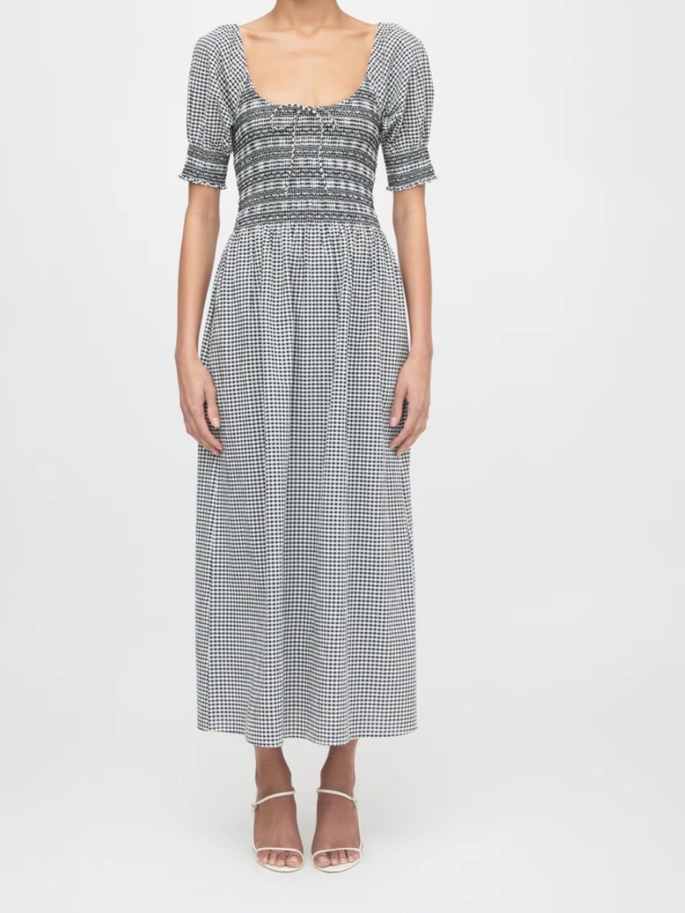Hill House Madeline Nap Dress — Black & White Gingham